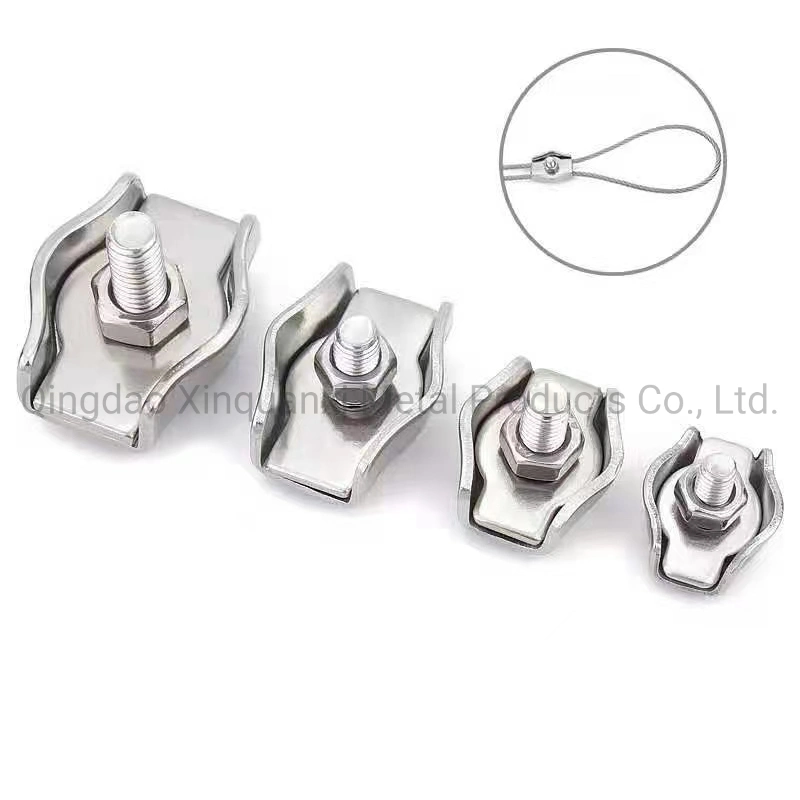 Ainless Steel Fasteners Simplex Single Wire Rope Clip