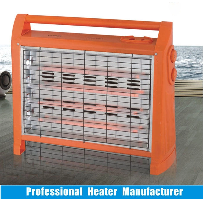 Lx-2850, Big Electric Quartz Heater with Turbo Fan and Humidifier