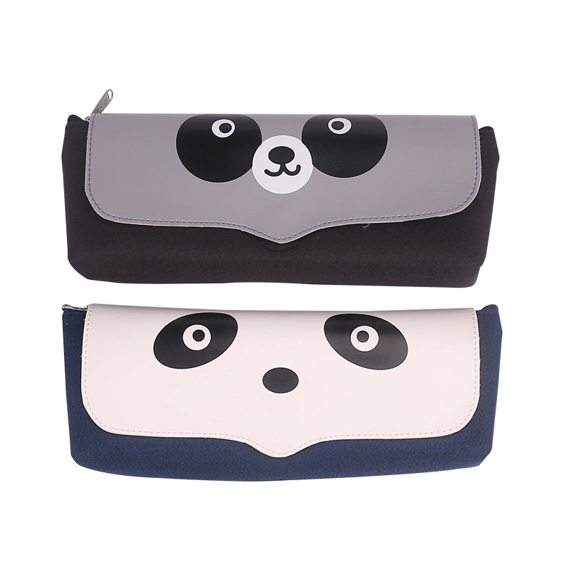 Panda Cute Stationery Leather Pencil Case