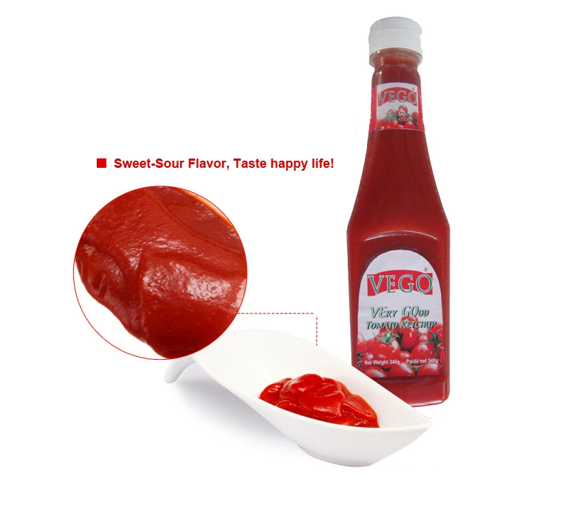 Tomato Ketchup 340g with OEM Service French Fries Partner