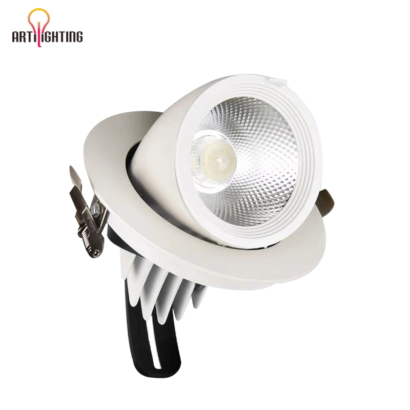 5000K 25W 35W High Power LED Spot Light with White Aluminum Housing Adjustable