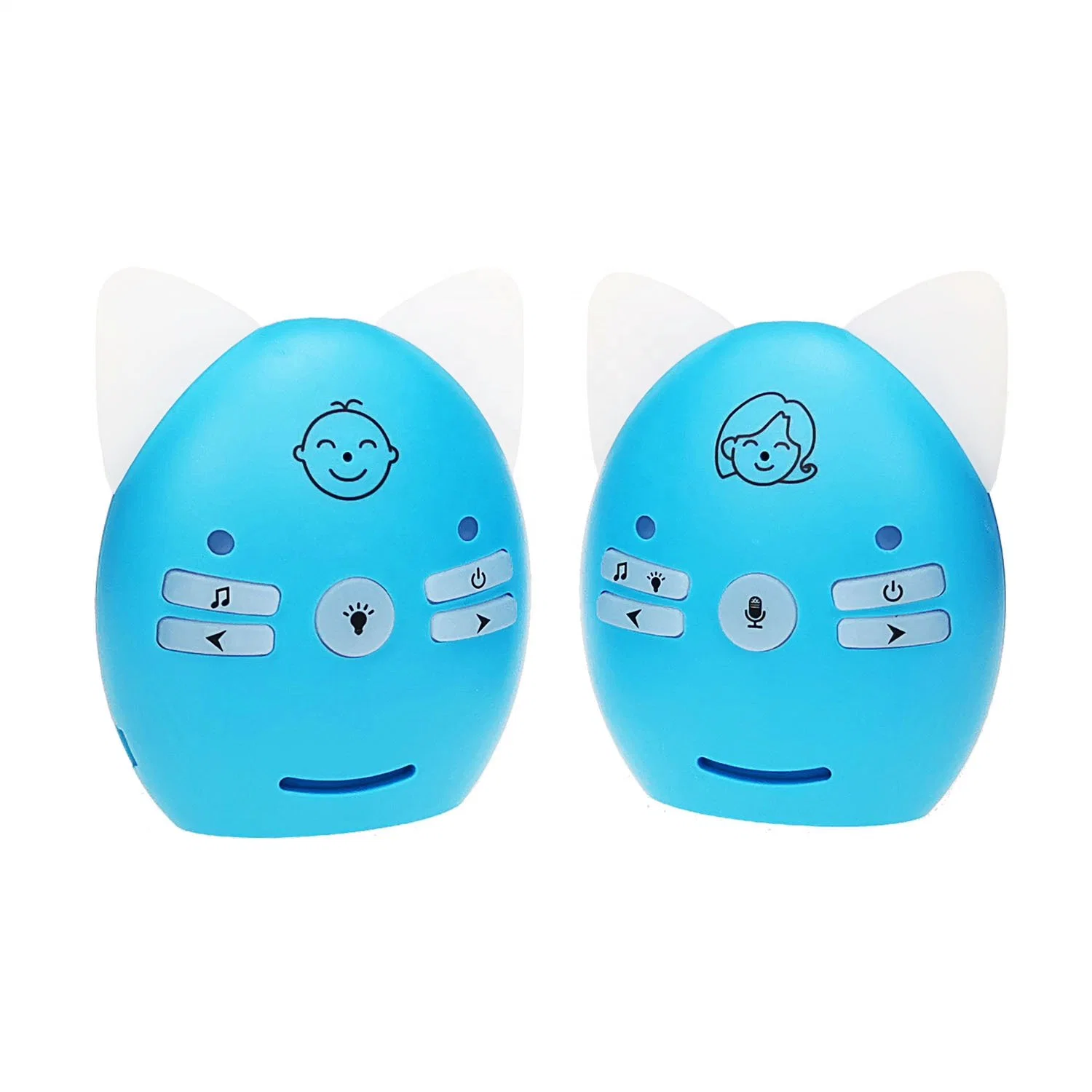 Portable Sensitive Transmission LED Night Light Wireless Digital Audio Baby Monitor Sleeping Music Two Way Talk Voice 2.4GHz