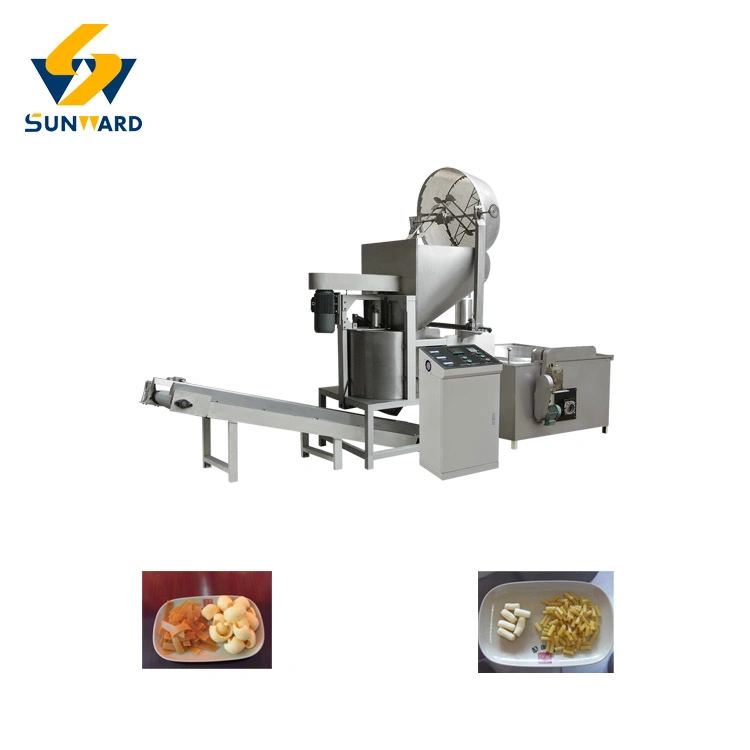 Fried Corn Puff Tortilla Chips Snack Food Making Equipment Machine for Sale