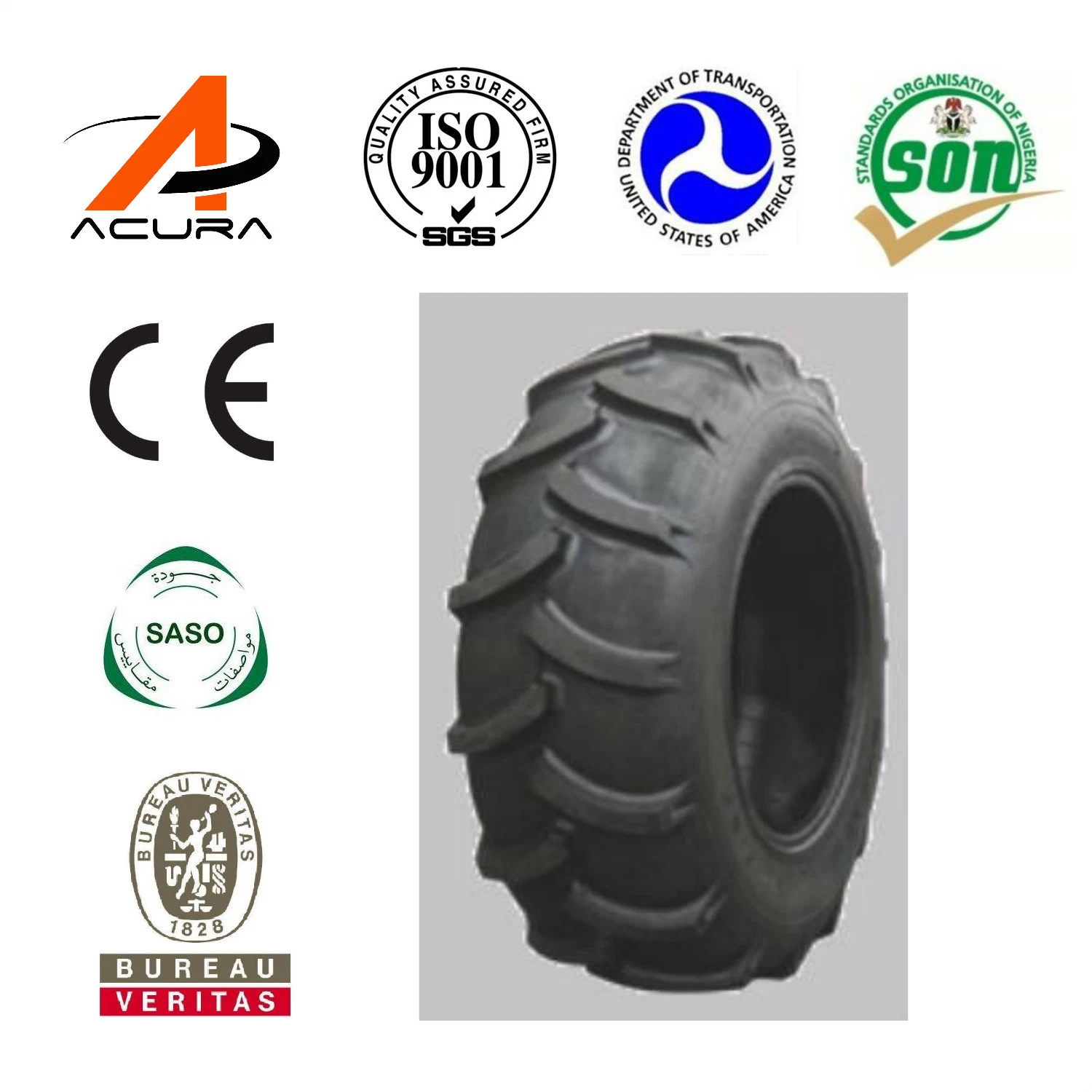 Top Quality Hot Sale Popular Implement Tire 10pr 12pr 14pr 18pr 15.5/55-17 OTR Bias Tyre From Manufacture