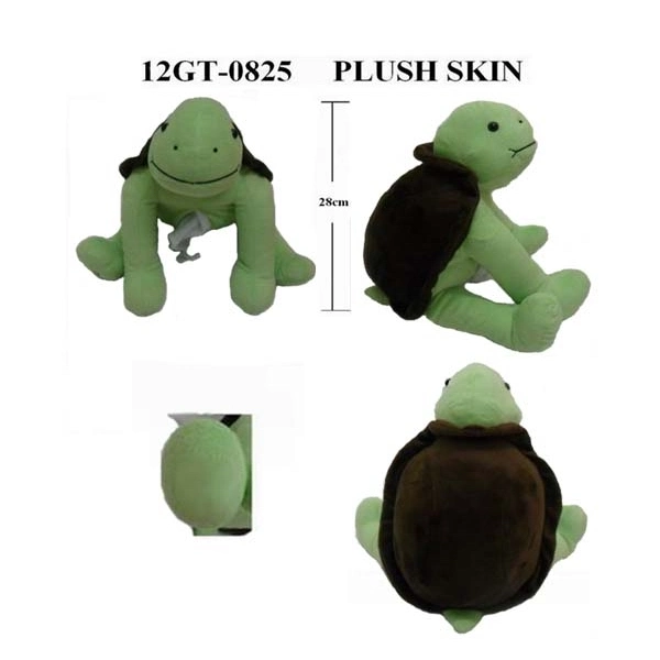 Mayorista personalizado 28cm desrellenos sentado Plush Juguetes Tortugas Marinas animales suaves con cuerpo Verde y Moreno oscuro Shell para niños., ¡hágalo usted mismo!