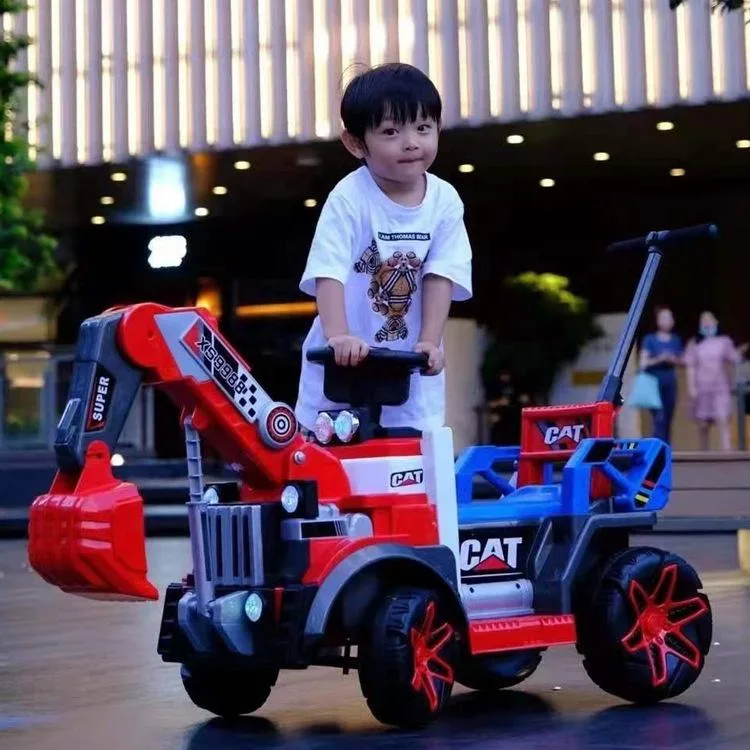 Children&prime; S Toy Car Excavator Best Present for Kids Electric Excavator