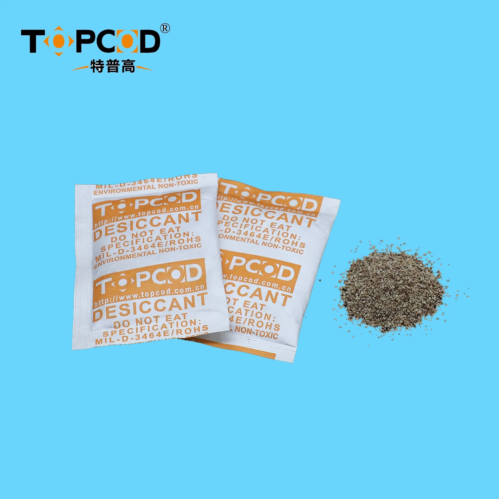 Bentonite/Montmorillonite Clay Desiccant for Container/ IC/ LED/ PCB/ Anti Static Devices