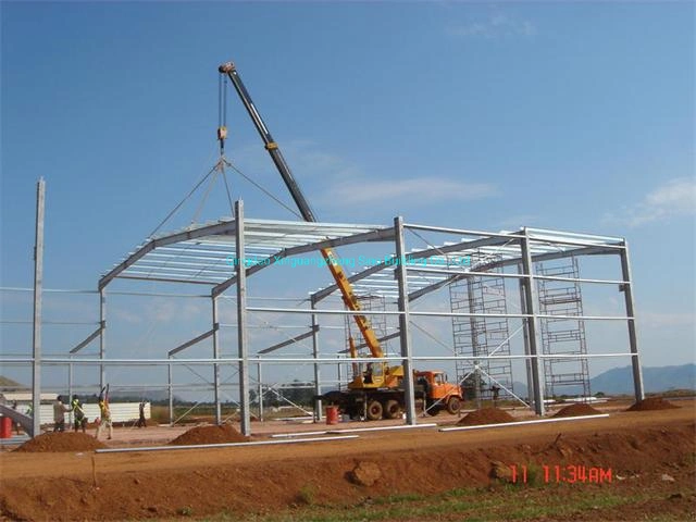 China Prefabricated Steel Structure Workshop Warehouse Chicken Processing Plant