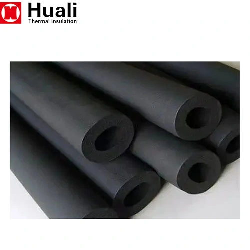 Flexible Elastomeric Rubber Foam Insulation Pipe Heat Resistant Insulation Tube and Sheet Roll Thermal Insulation Material