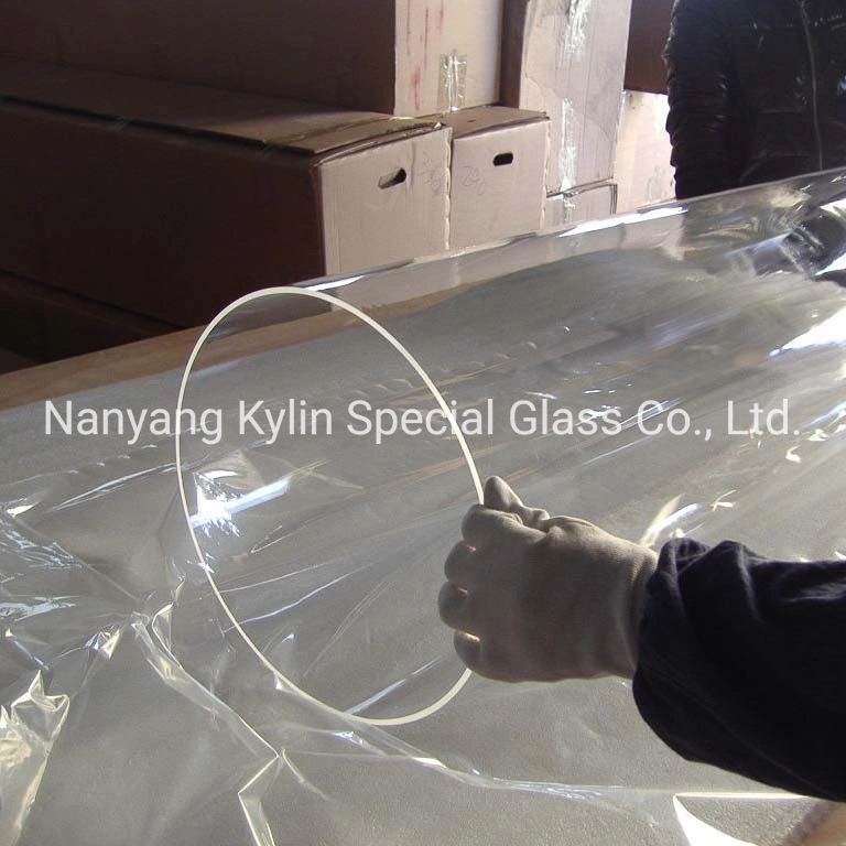 Clear High Pure Silica Powder Heat Resistant Quartz Glass Tube for Solar Energy