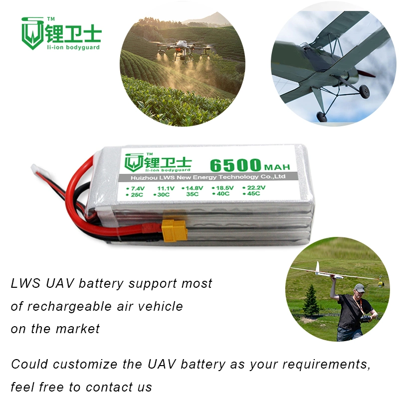 Lws 2022 Factory Price Quality Guarantee Enrich Power 4s Drone Lipo Battery 14.8V 16000mAh 25c Uav Battery Pack for Unmanned Aerial Vehicle