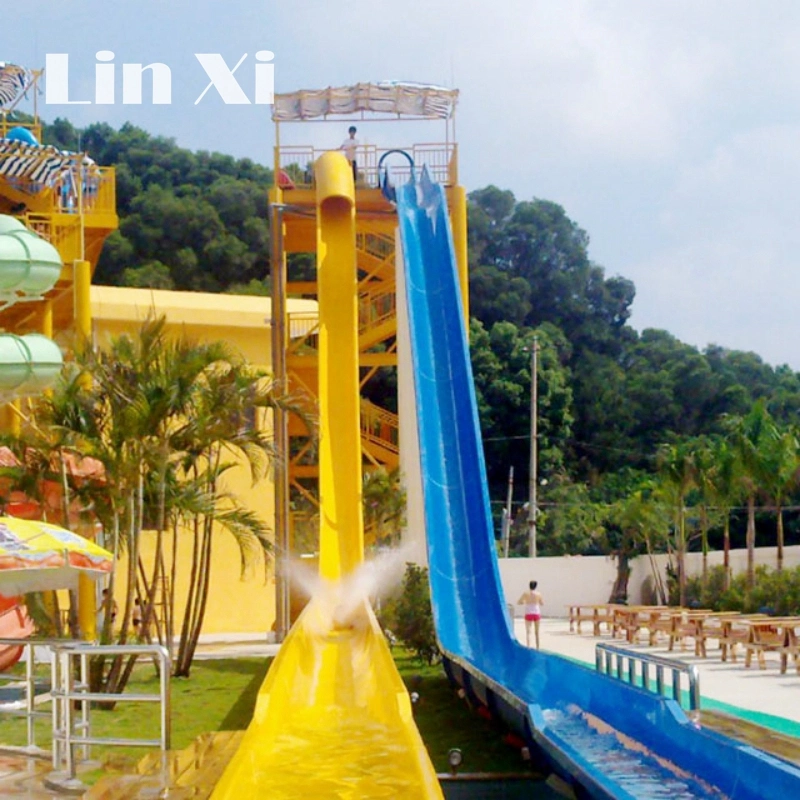 Customized Outdoor Adult Water Park Equipment Children's Amusement Park Glass Fiber Slide