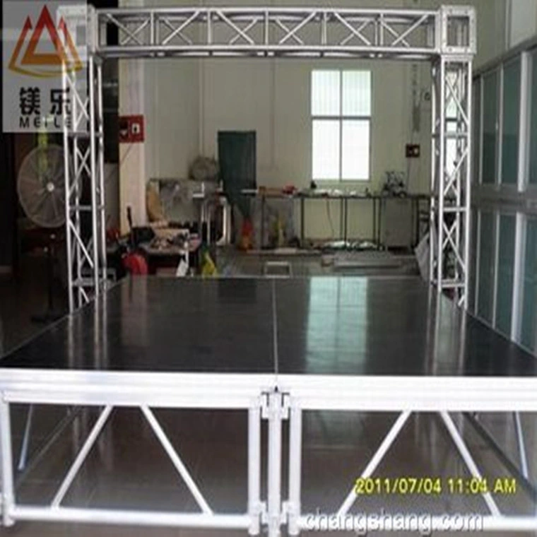 Outdoor Concert Event Plywood Mobile Portable Roof Top Used Aluminum Stage Truss