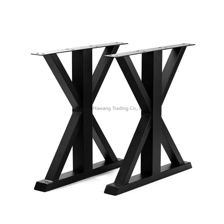 Table Base Frames Industrial Restaurant Desk Office Cast Iron Steel Bench Coffee Dining Furniture Legs Metal Table Bases