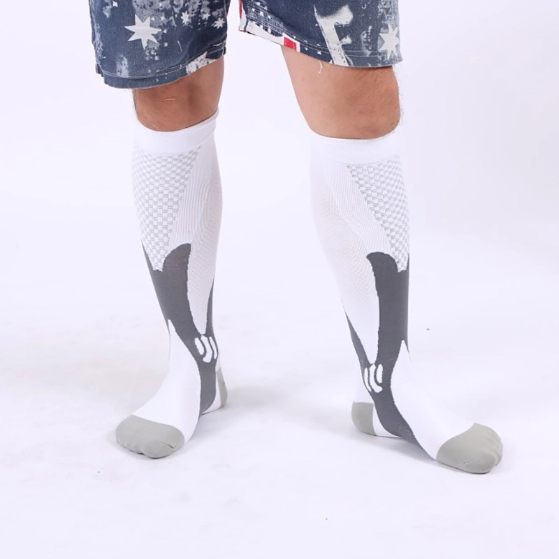 Anti-fatigue Femmes Hommes Sport exécutant vol Chaussettes de compression de voyage