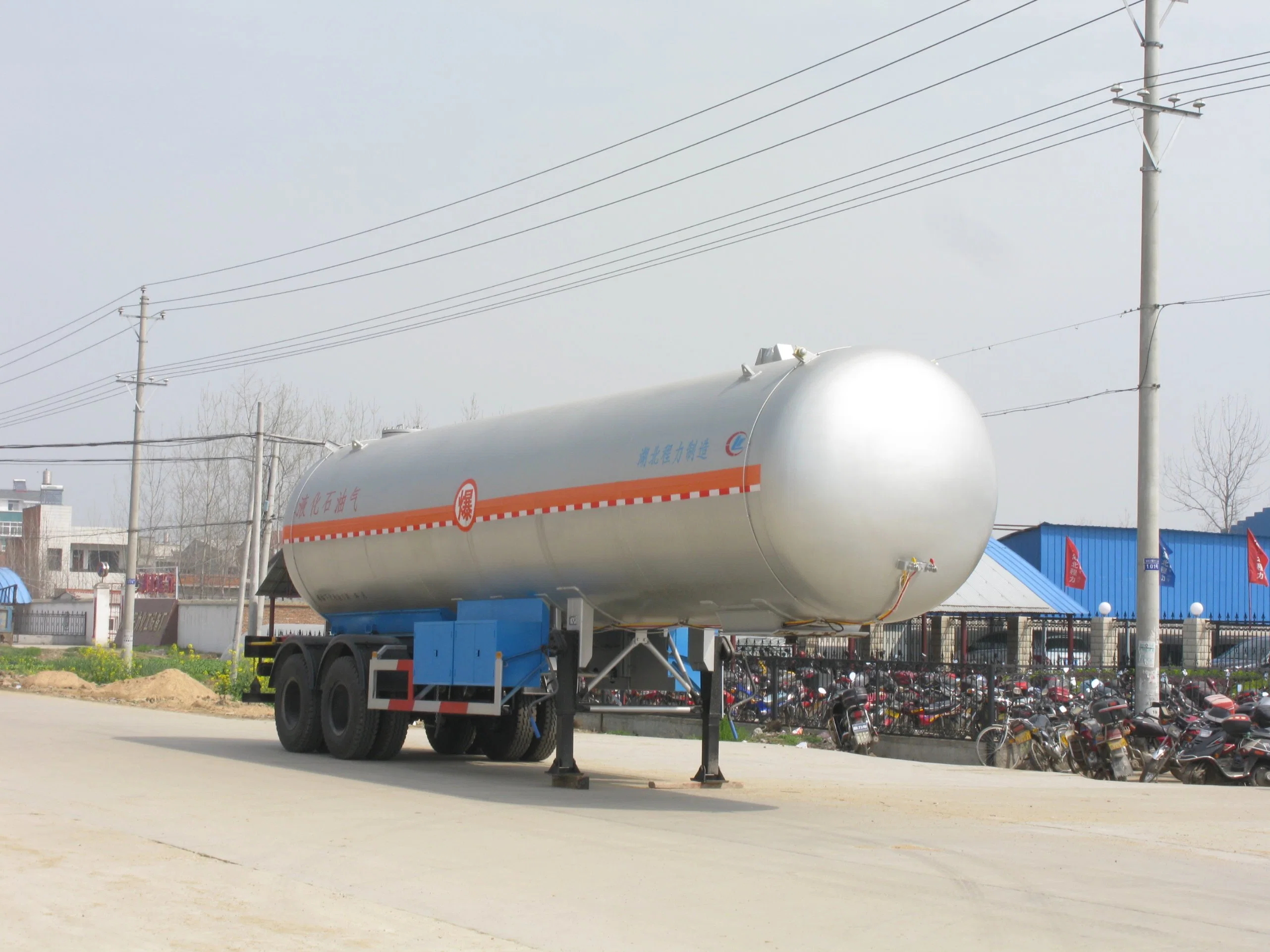 25ton 40cbm 50cbm Pressure Tanker Carrier Gas Tank Semi LPG Trailer (05)