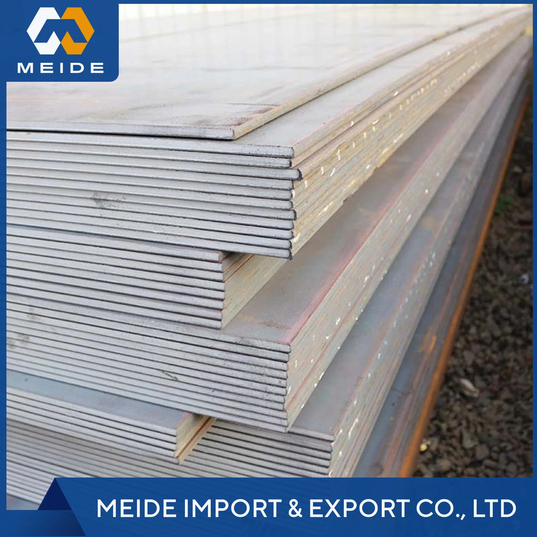 6mm Thick Sm400b ASTM A573 Gr65 S275j2 4X8 Cast Iron Steel Hot Rolled Flat Metal Plate Low Carbon Steel Plate