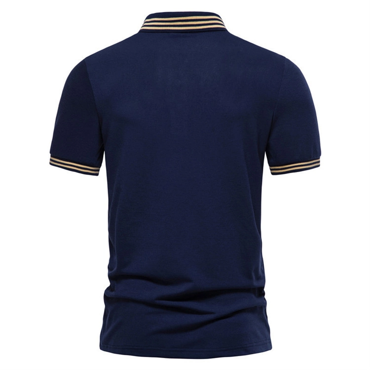 High quality/High cost performance  Custom Logo Summer Breathable Printed Polo T-Shirt for Men