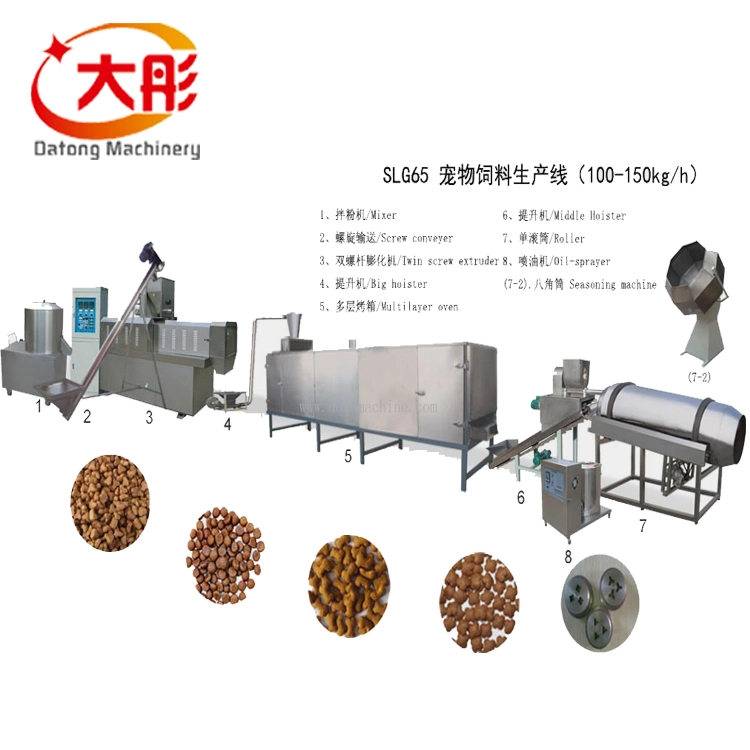 Pet Dog Food Pellet Extruder Making Equipment Price