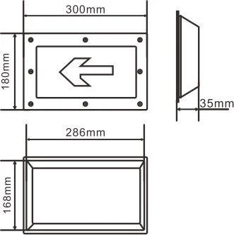 Wholesale/Supplier Price CE RoHS IP65 Non Maintained LED Fire Emergency Underground Buried Indicator Light