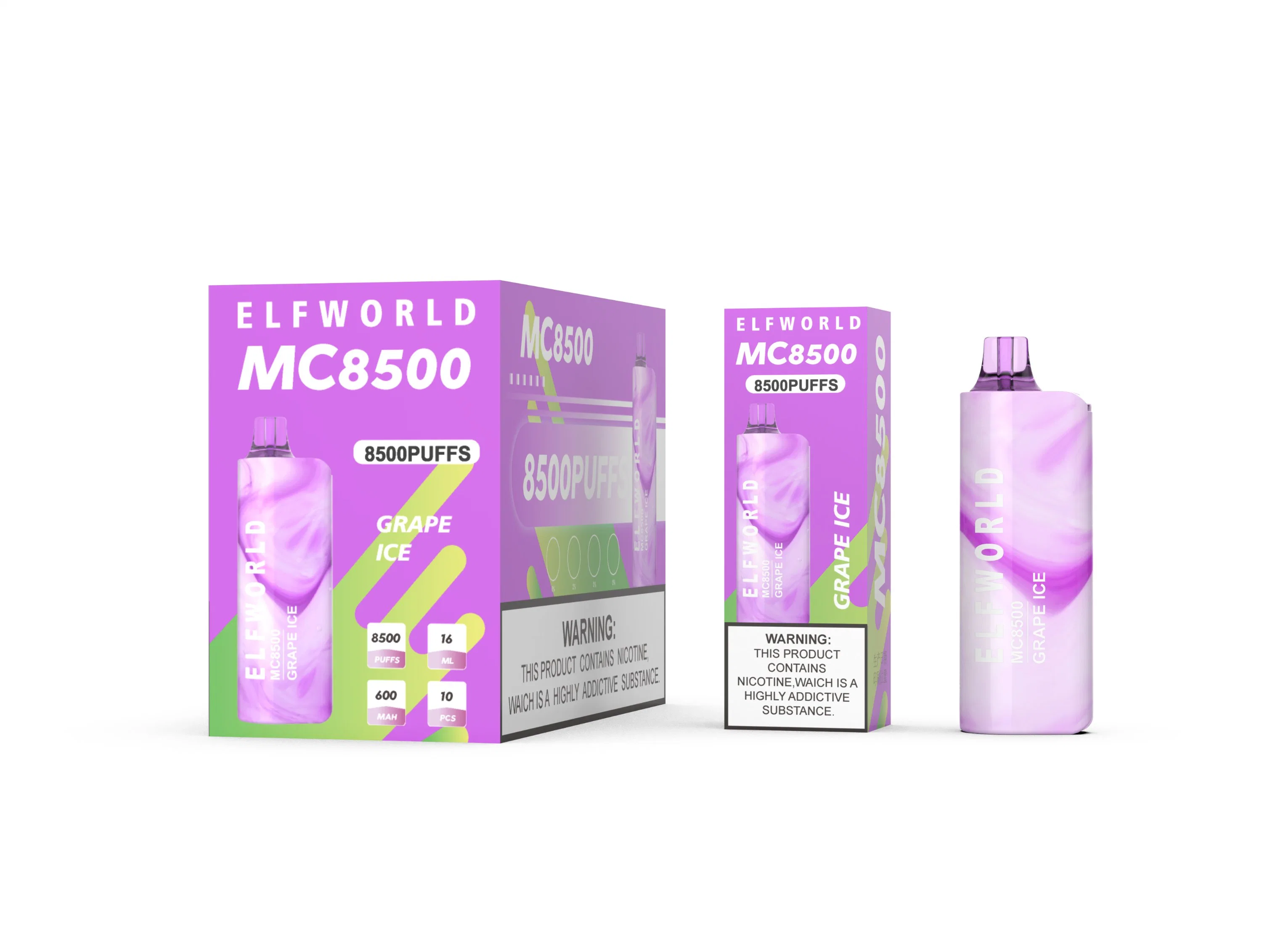 Buy Elfworld Mc 8500 Disposable/Chargeable Vape Device Original Elf World 8500 Puffs Disposable/Chargeable Vape Disposable/Chargeable Smoking Vape Cigarette Wholesale/Supplier I Vape Wape Mc