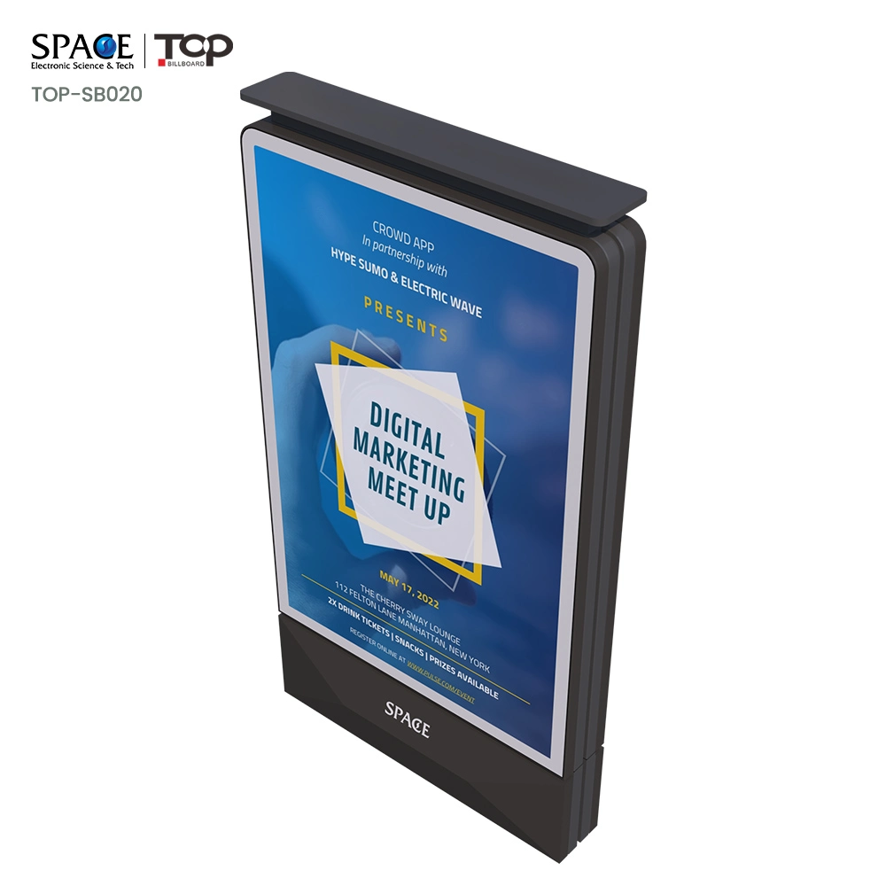 Einkaufszentrum Bodenständer Digital Player LED-Bildschirm Vertikal LCD Werbung für TV
