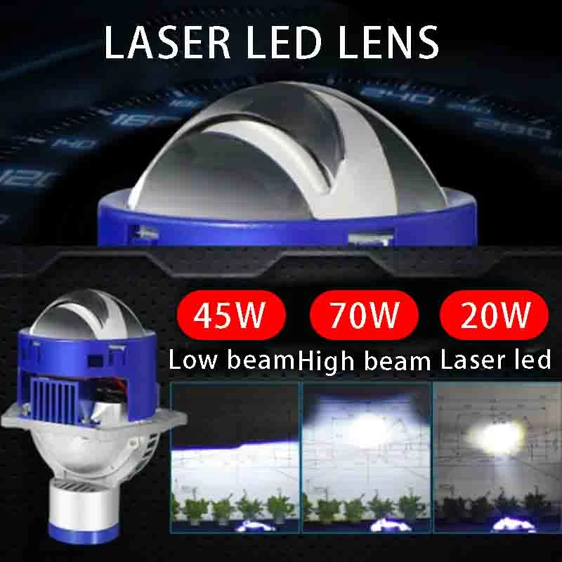 New Upgraded Auto Projector Lens LED Projector Headlight Assembly P40L 3 Inch Bi Laser LED Projector for Auto Truck