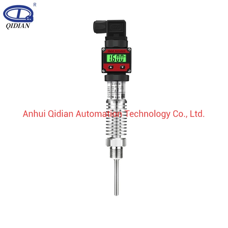 -50ºC-500ºC PT100 de la resistencia térmica de acero inoxidable 304 0.5 La precisión de la transmisión de señal 4-20 mA transmisor del sensor de temperatura