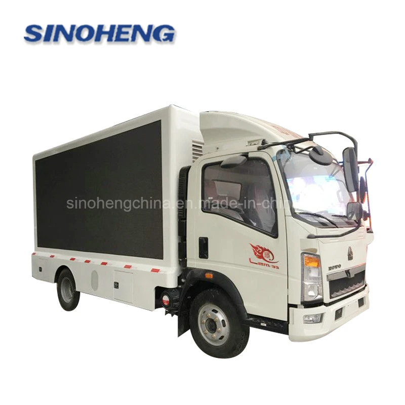 HOWO Screen Display Van LED Advertising Truck for Sale