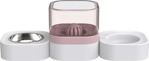 Pet Drinking Water Feeder with Two Bowl