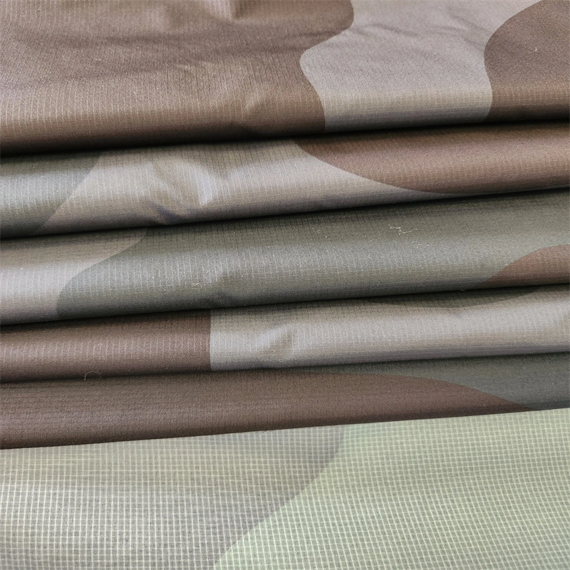 100% Polyester Ribstop Pongee Windbreaker Dobby Fabric Water Proof Fabric for Jacket Coat Garment Lining