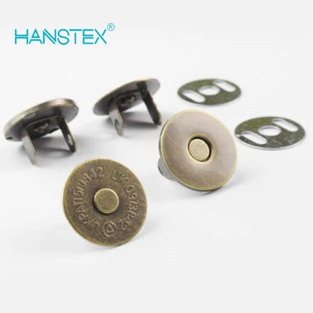 Hans Fashion Custom Designer Handbag forte Metal magnético botão