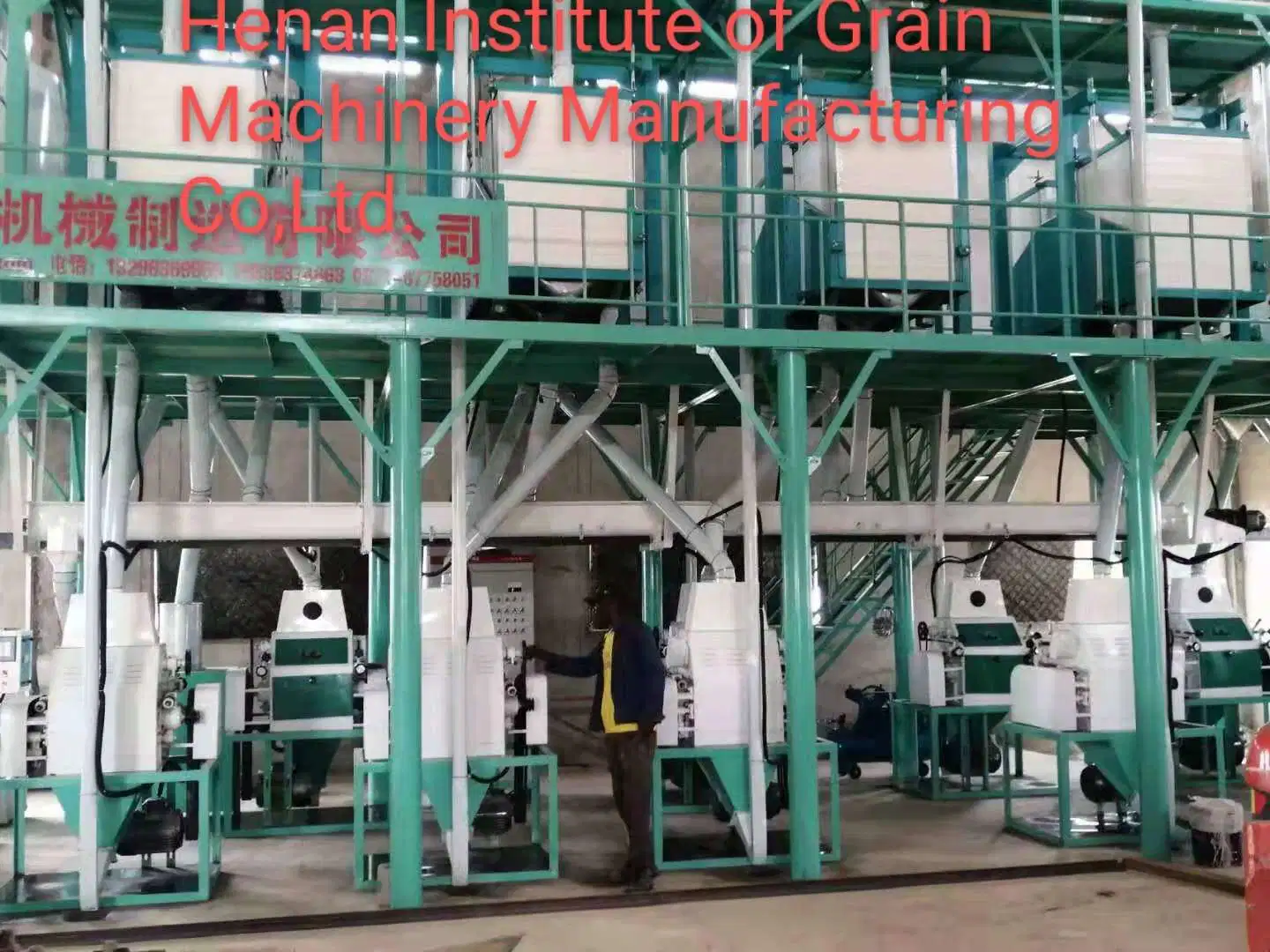 Maize Grits Milling Machine with Low Noisy