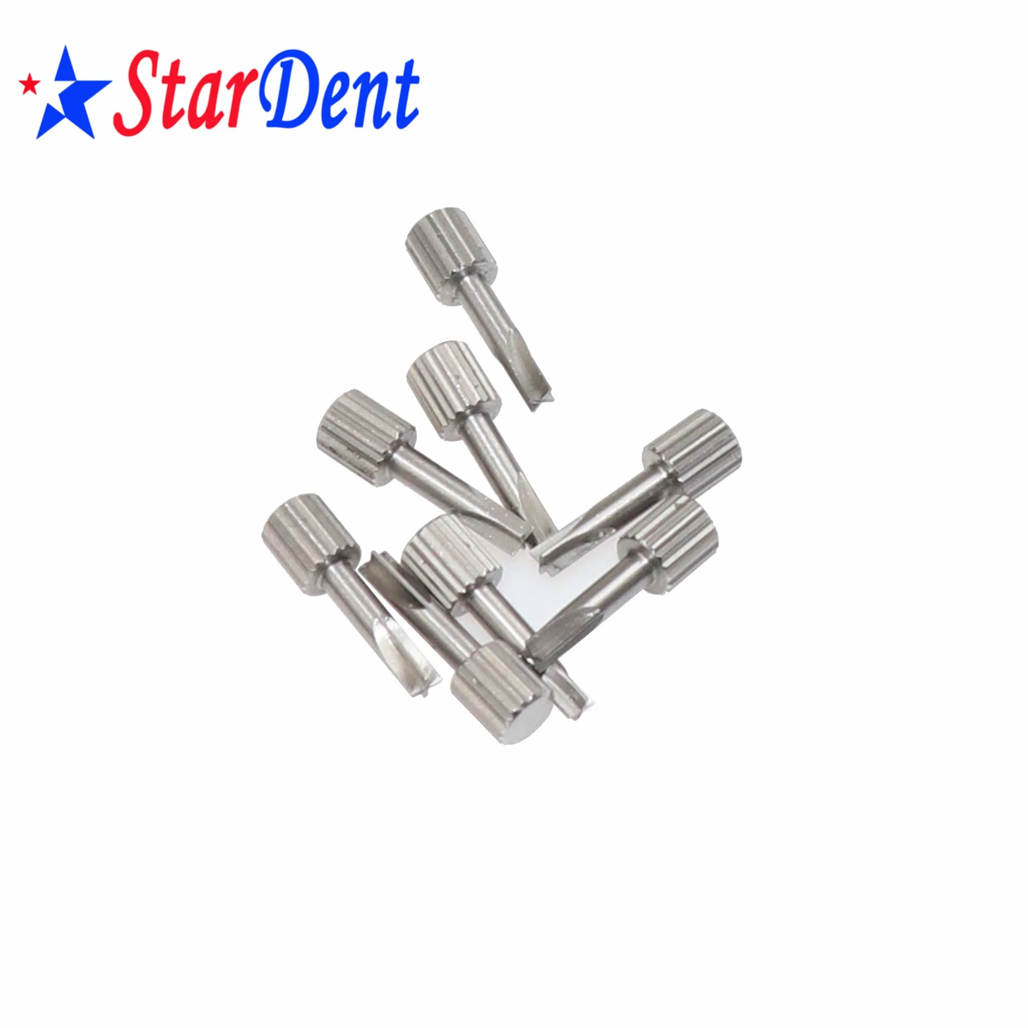 Dental Stainless Steel Screw Post Tools Post Key Hollow Key Cross Key for Conical Screw Post