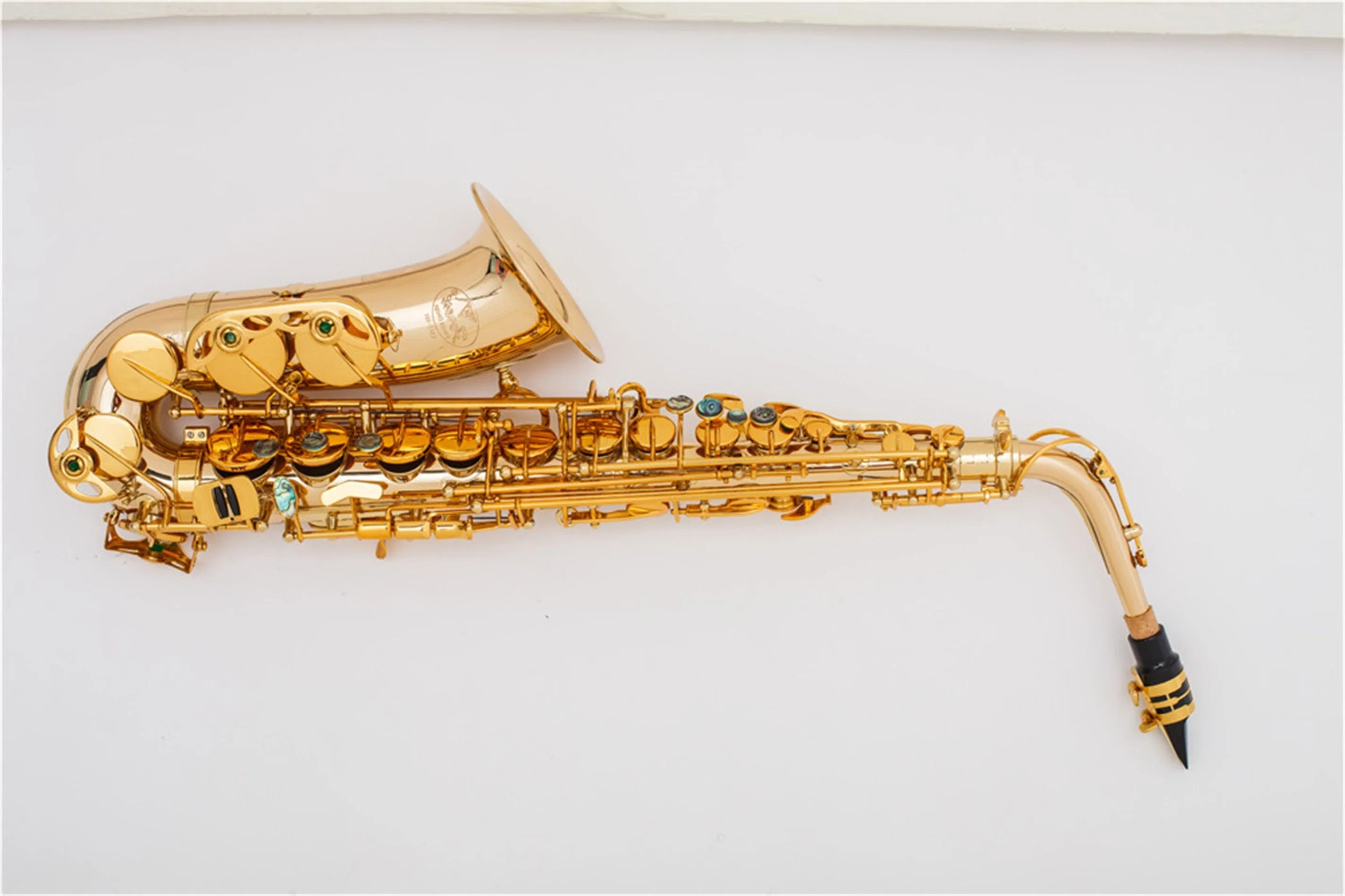 Good Gold Pocked Body Alto Saxophone Manufacturer, Wholesale Musical Instruments