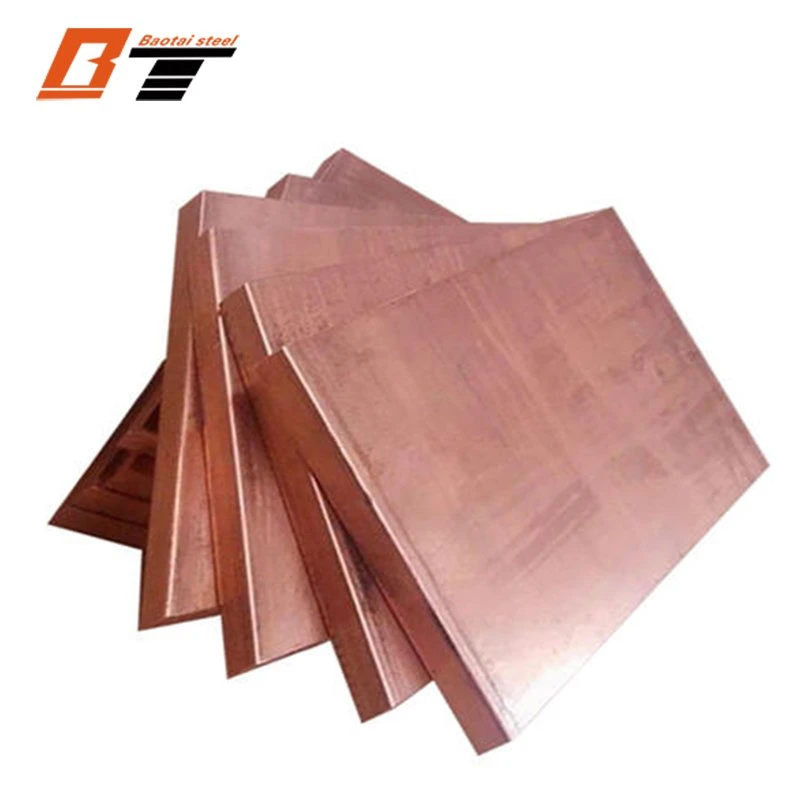 C12000 C11000 C12200 Copper Flat Bar 2mm Thickness Copper Plate