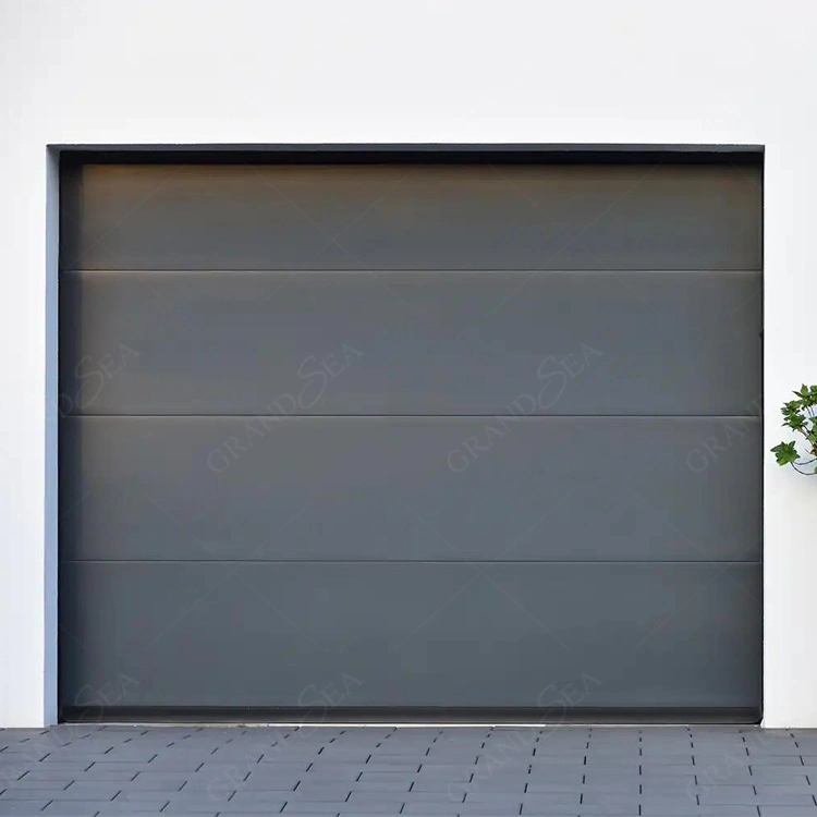 La puerta del garaje de acero galvanizado de puerta de garaje automática de puertas de garaje cubierta arrollable Tamaño personalizado