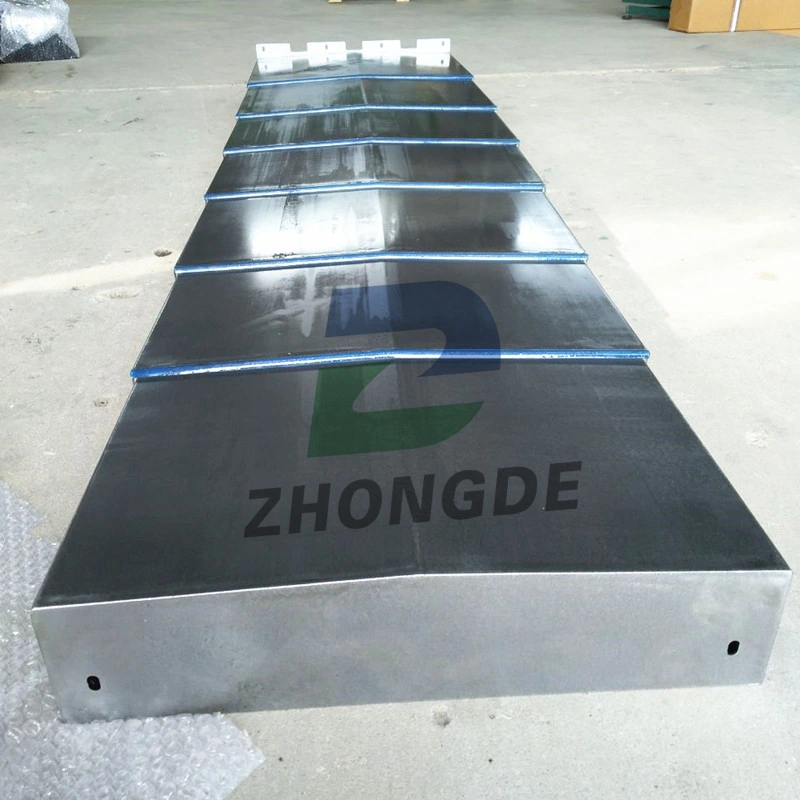 Zde Customized Protect Slide Way Steel Telescopic Bellow Cover