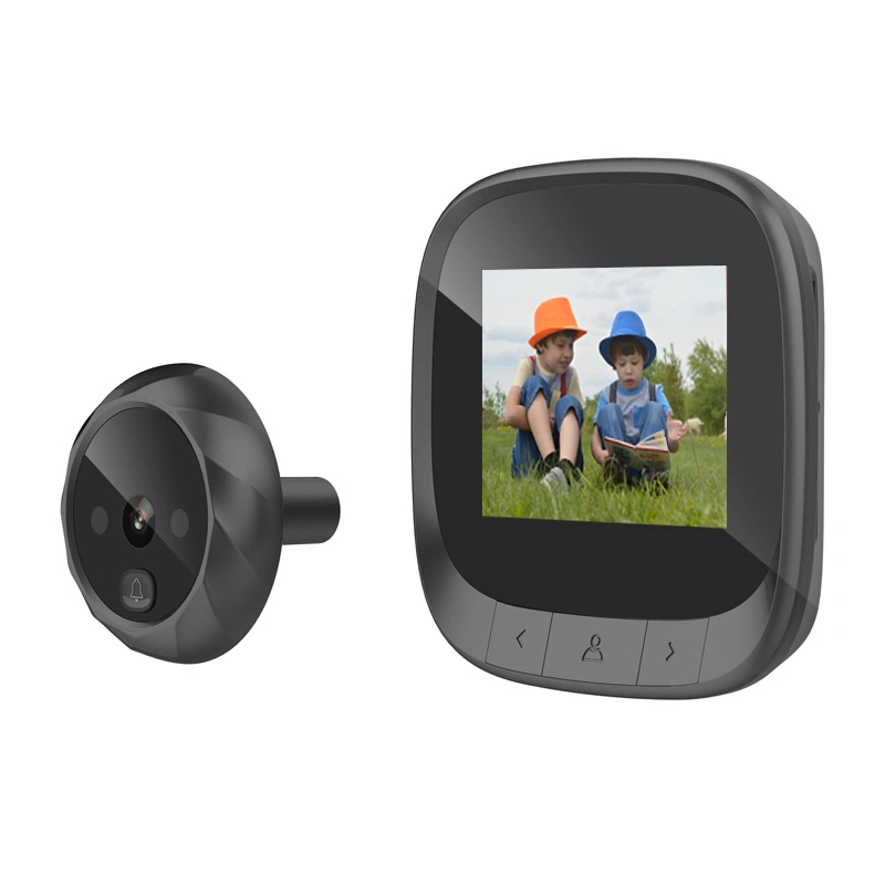 Apartamento de timbre de Vídeo Digital 0.3MP con cámara de visor de la puerta de visión nocturna