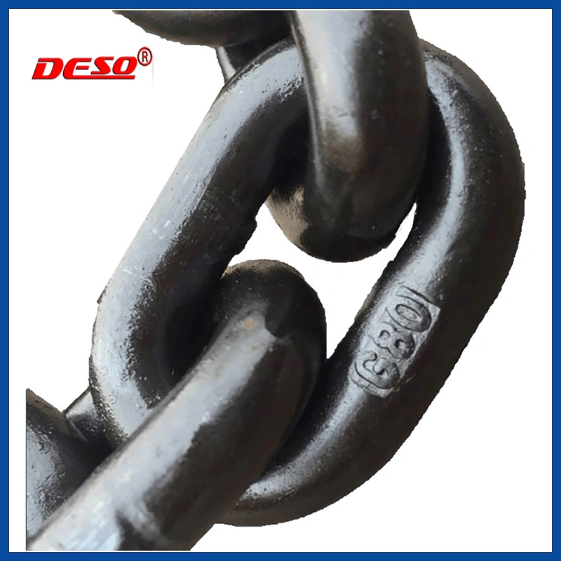 Rigging G70 G80 Carburized Alloy Steel Welded Lifting Anchor Chain