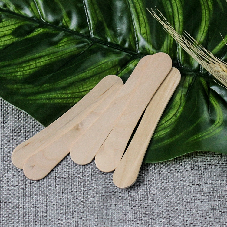 Madeira ecológica Ice Cream Spoon Craft Sticks produção logo Printing