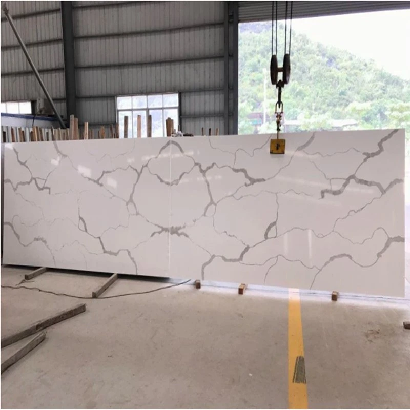 Bianco Calacatta White Quartz Slabs Price for Sale