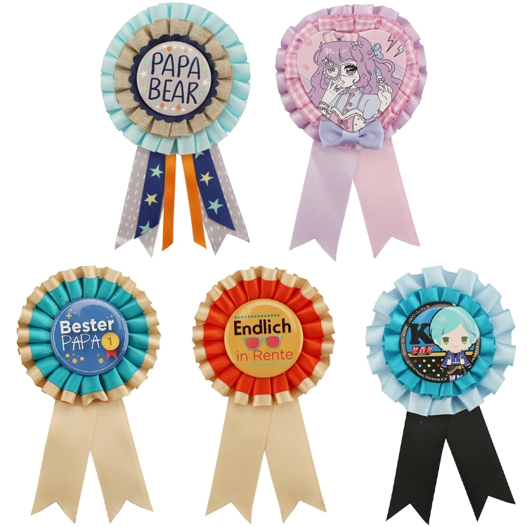 Children's Event Birthday Party Decoration Ribbon Badge Award Ribbon Rosettes