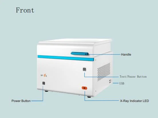 Xf-A5 Jewelry X Ray Fluorescence Testing Analyzer Gold Purity Gold Tester