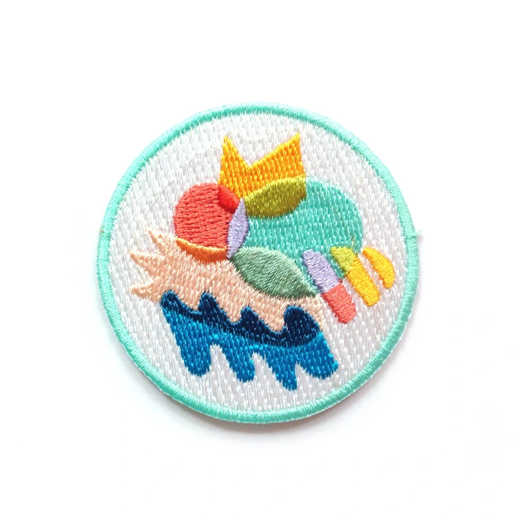 Custom Clothes Stick-on Embroidery Patch Woven Patch