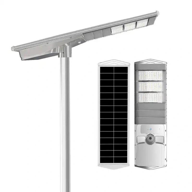 Lâmpada para exterior de 10 W, 30 W, 50 W, com suporte de montagem remota de poste iluminação de segurança para jarda, holofotes para ruas solares de jardim