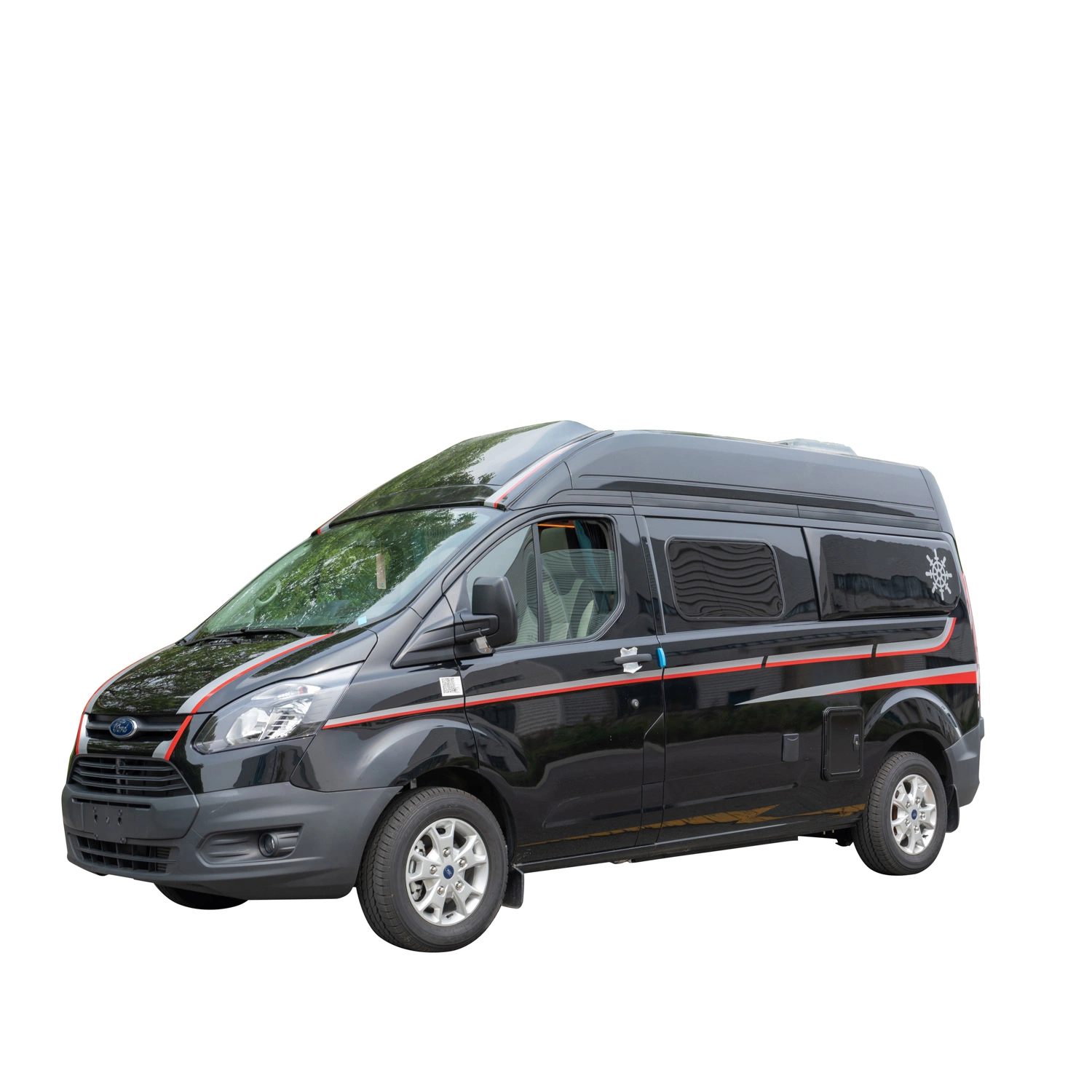 Transit Van RV Motorhome with Awning Gasoline Engine 6amt for 5persons