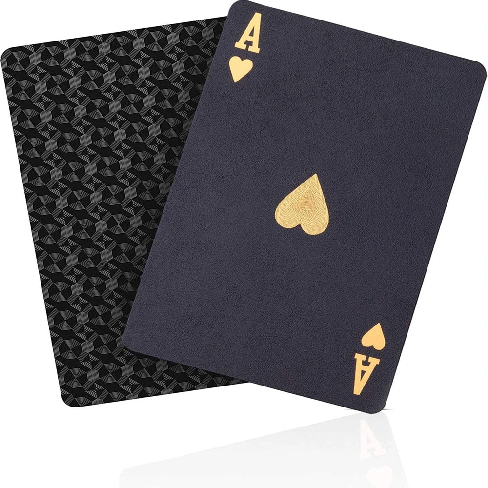 Black Playing Cards with Hot Stamping Board Games