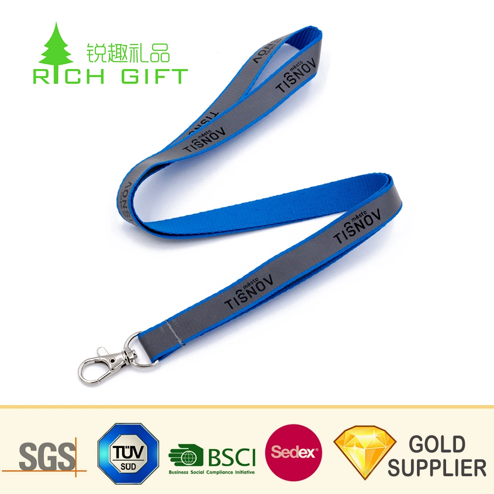 Factory Price Fashion Name Brand Round Nylon Personalized Lanyards with Logo Custom