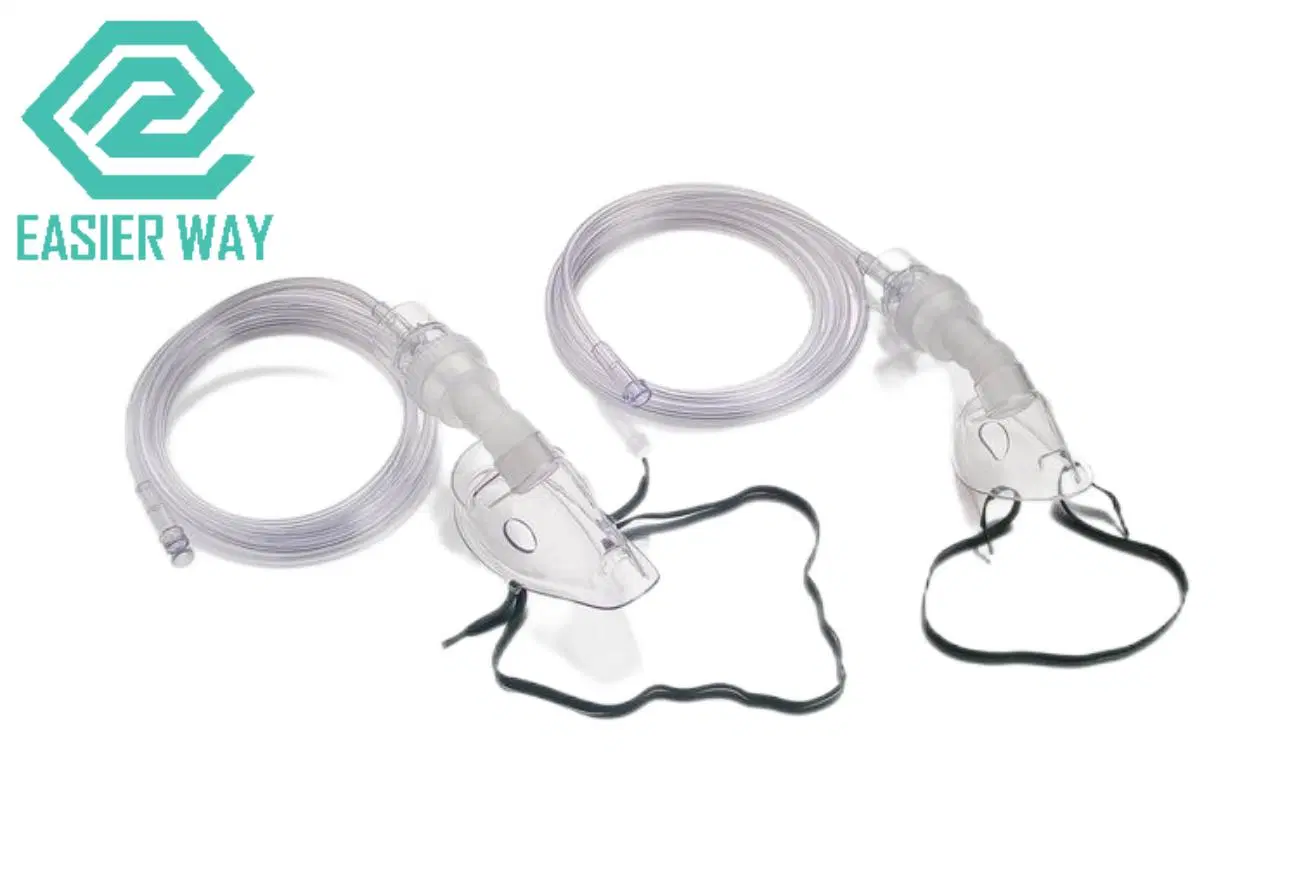 Latex Free 1.8m Oxygen Mask for Disposable Use